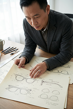 ODM optical frames design and sampling by eyewear manufacturer