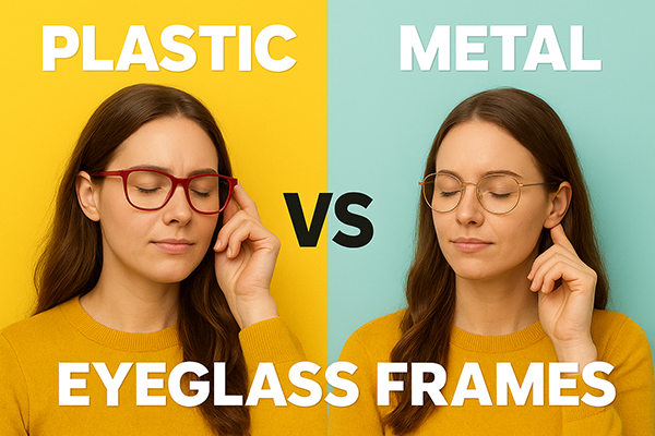 Plastic vs Metal Eyeglass Frames Comfort & Fit Plastic vs Metal Eyeglass Frames Comfort & Fit