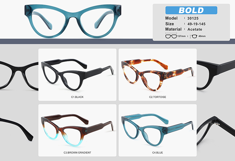 Wholesale Acetate Glasses Frames YC30125