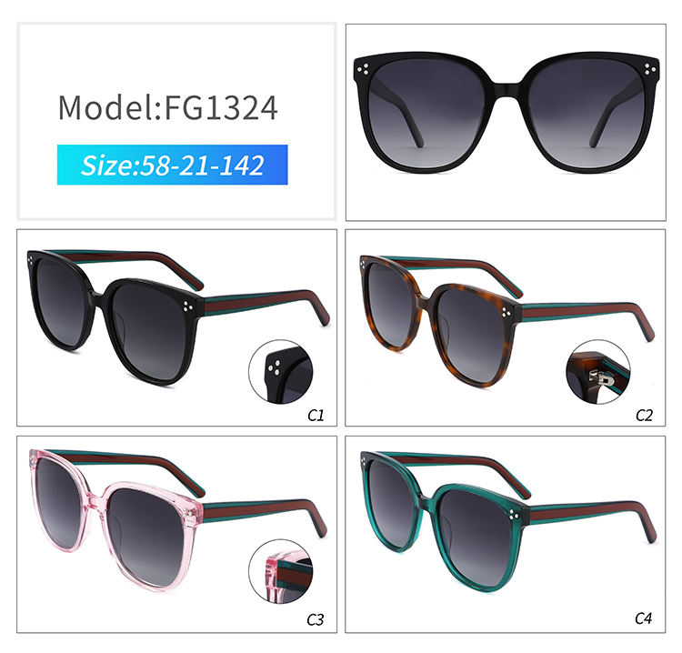 FG1324-square sunglasses for men