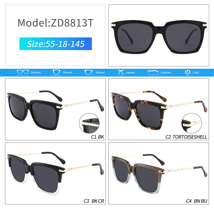 ZD8813-private label sunglasses wholesale