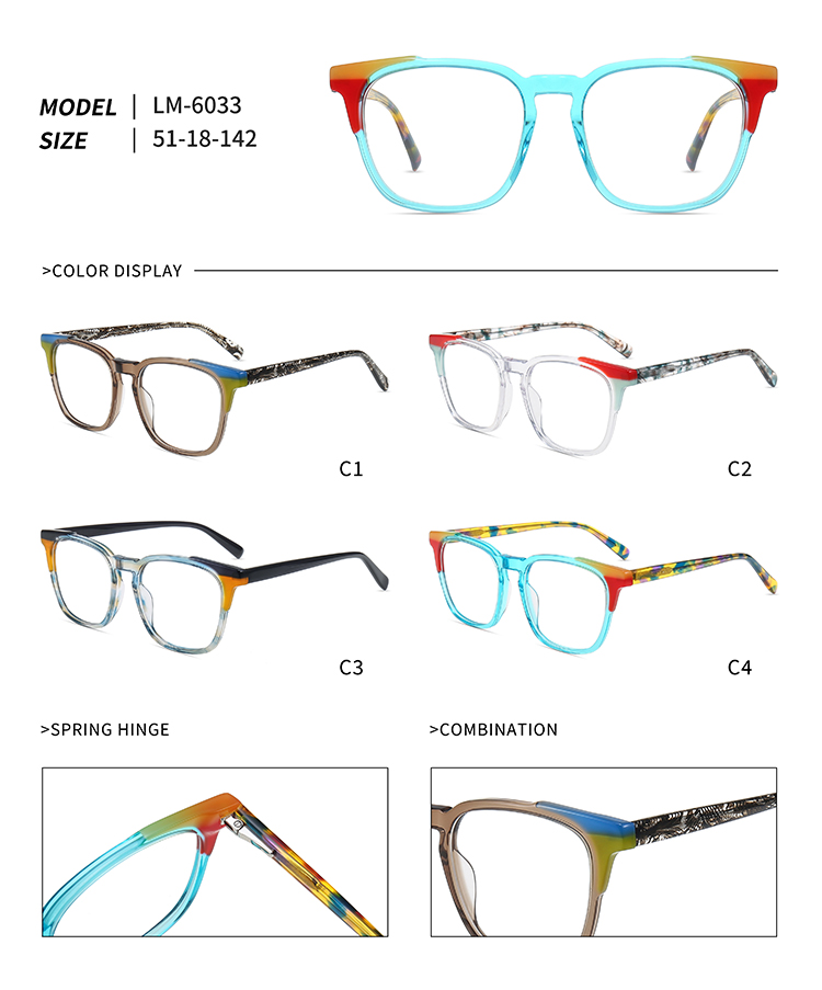 LM-6033 vintage style spectacles