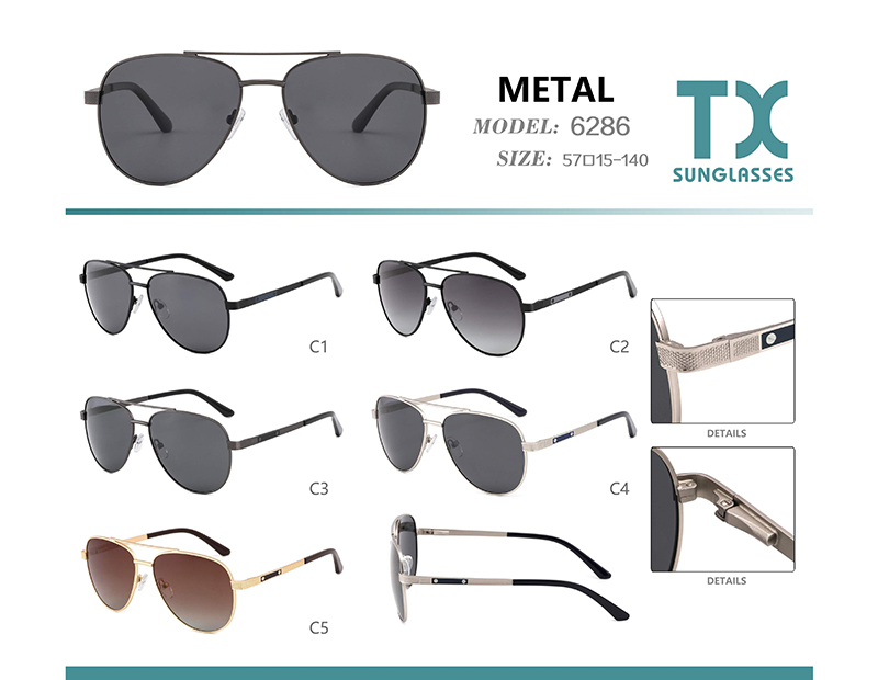 Wholesale Metal Sunglasses 6286