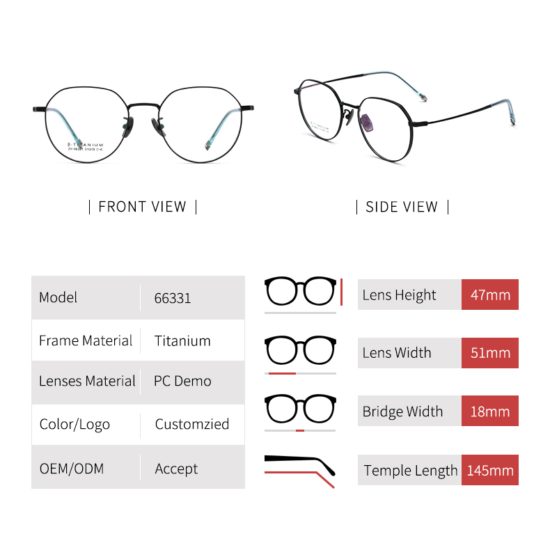 Titan Spectacles Frame_detials