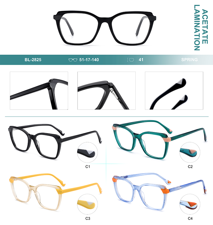 Wholesale Acetate Glasses Frames Details BL-2825