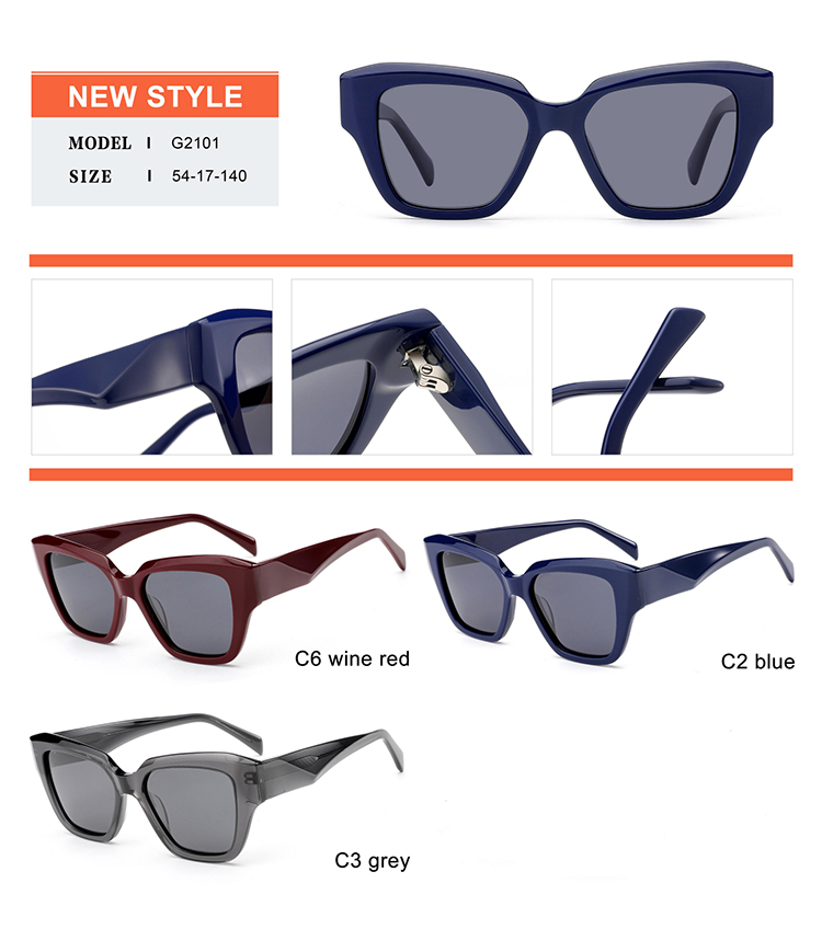 Acetate Sunglasses Details - G2101