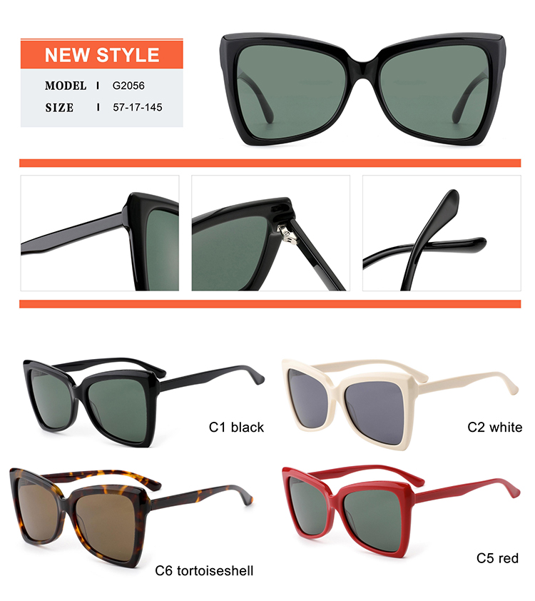 Acetate Sunglasses Details - G2056