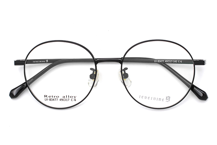 Eyeglasess Frames Metal - Black