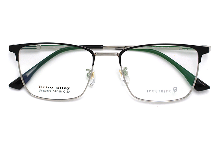 Large Eyeglass Frames - Silver