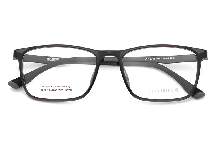 Thin Rimmed Glasses - Gray 