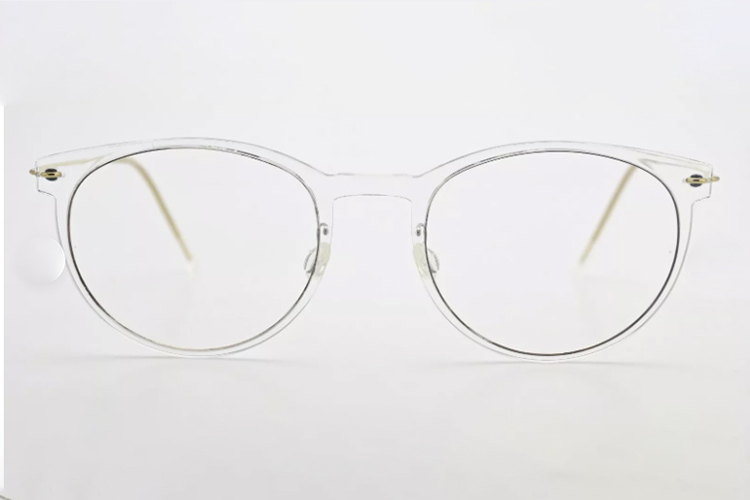 Nylon clear frame glasses