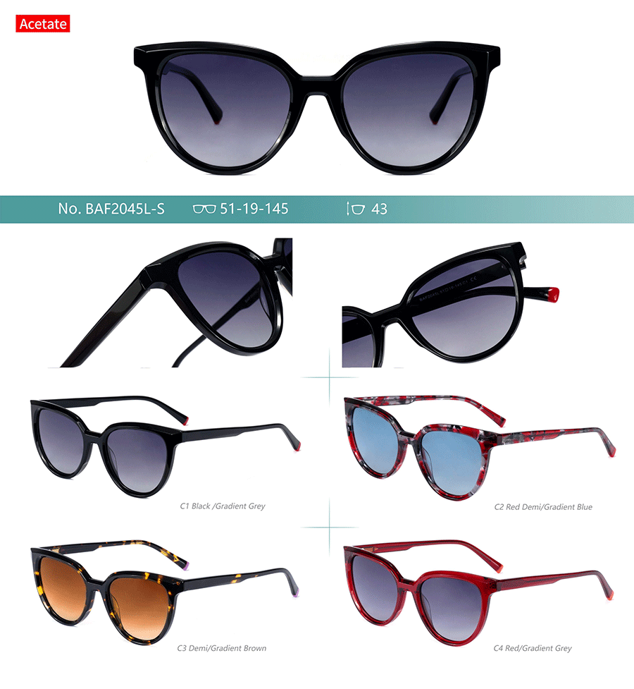 Wholesale Acetate Sunglasses-BAF2045LS