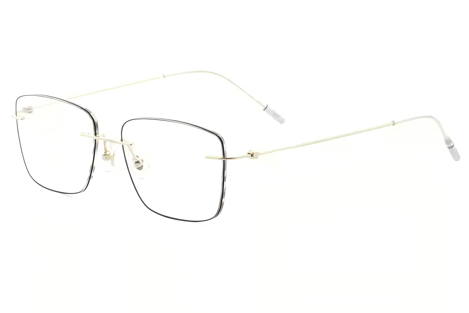 Classic Thin-Rim Rimless Glasses