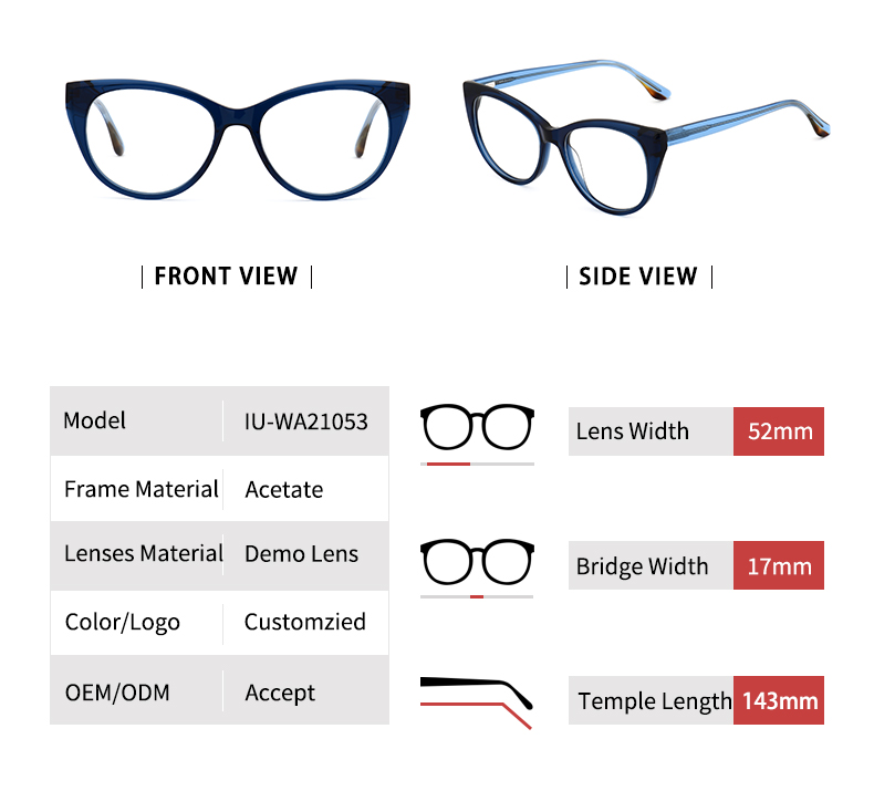 Acetate Glasses Frames_detials