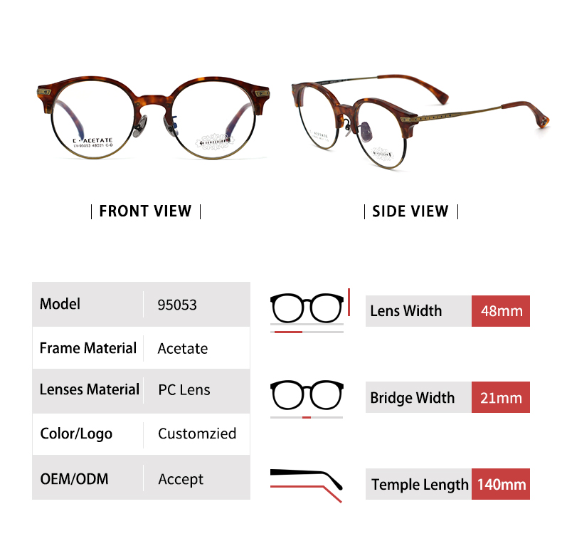 Designer Eye Glasses_size