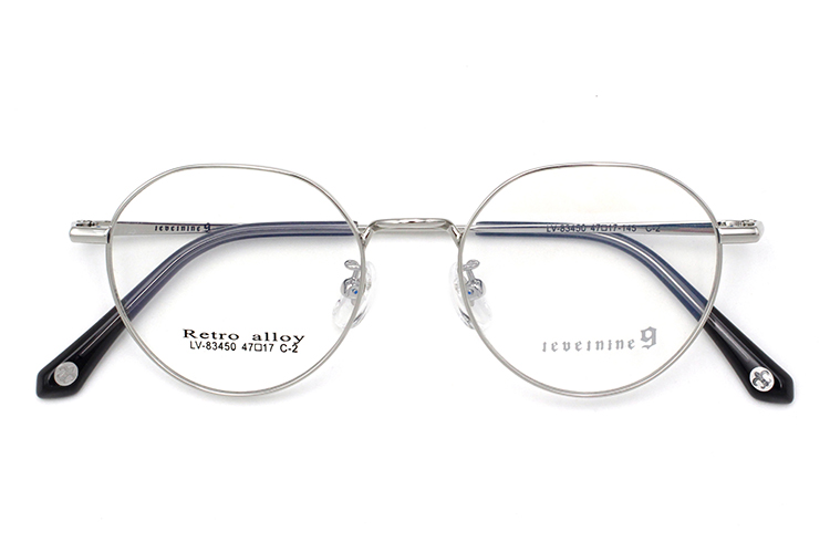 Classic Glasses Frames - Silver