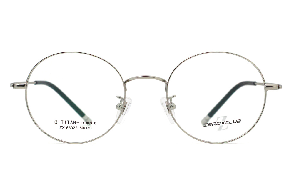 Round Titanium Eyeglass Frames 65022