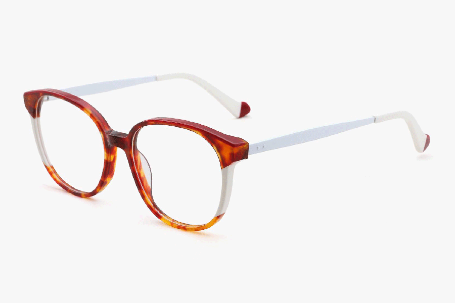 Acetate Metal Combination Round Frames