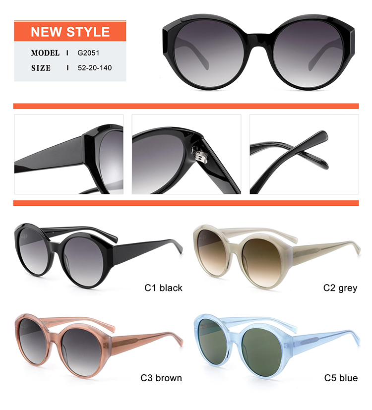 Acetate Sunglasses Details - G2051
