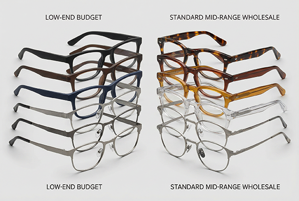 Comparing Low-End and Standard Wholesale Glasses Frames