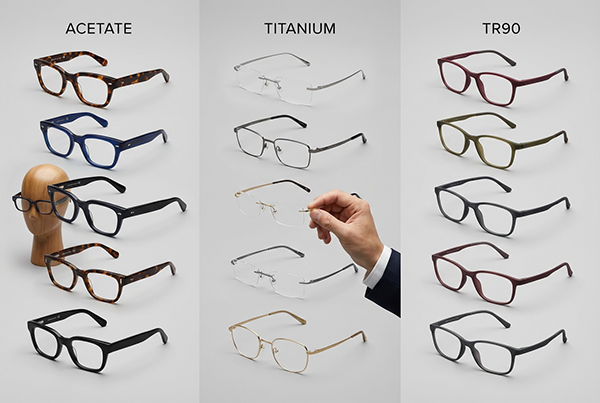 Acetate vs TR90 vs Titanium Retail Risk Comparison Table