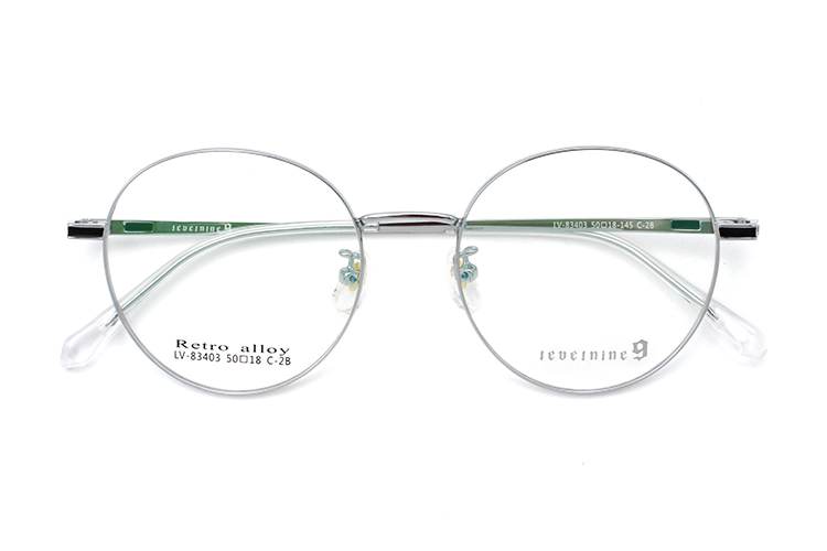 Metal Optical Glasses Frames - Silver