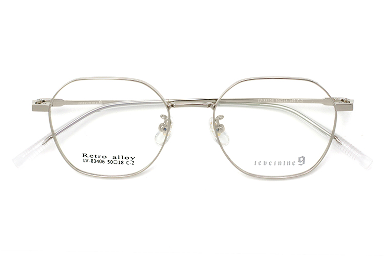 Metal Eyeglasses Frame - Silver