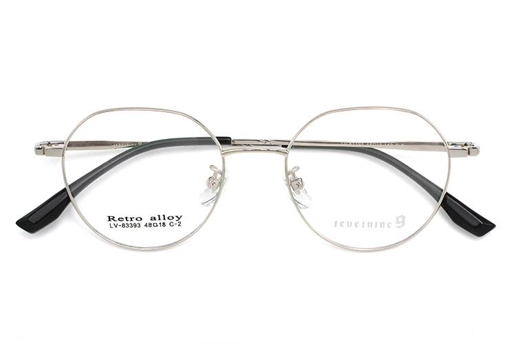 Male Glasses Frames - Silver