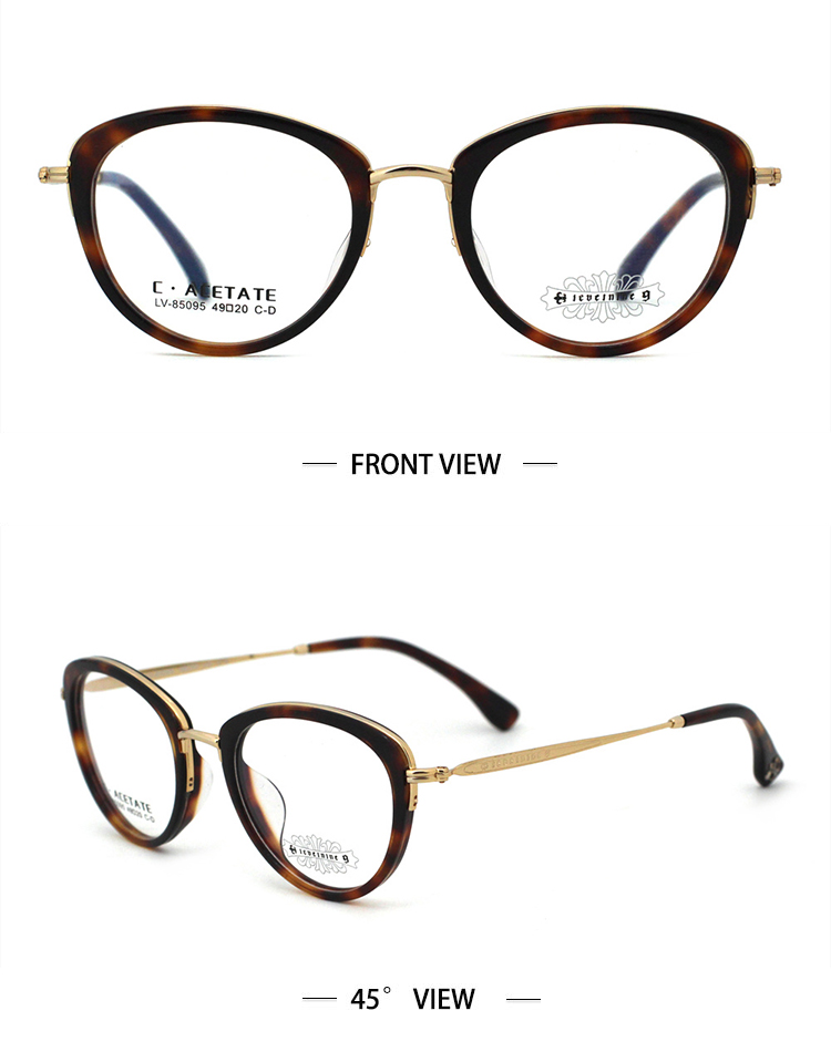 Designer Cat Eye Glasses Frames SKU-D