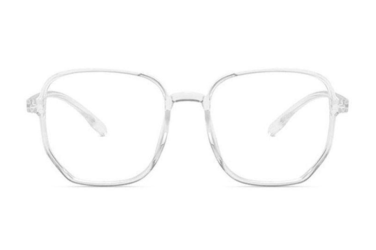 Oversized Transparent Frame Glasses