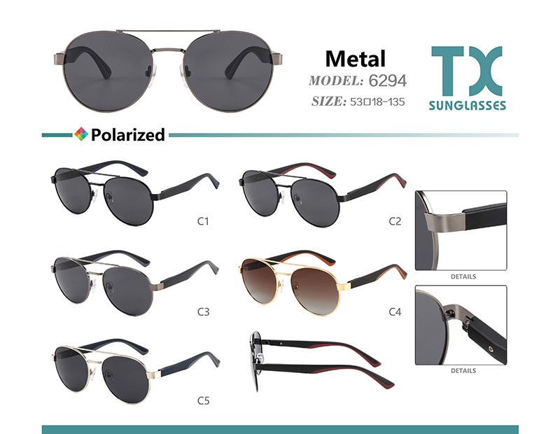 Wholesale Metal Sunglasses 6294