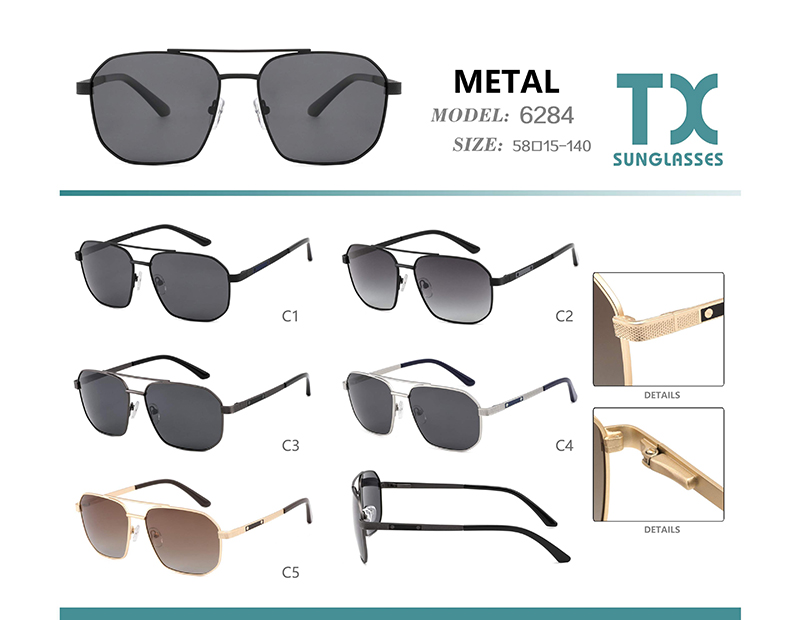 Wholesale Metal Sunglasses 6284