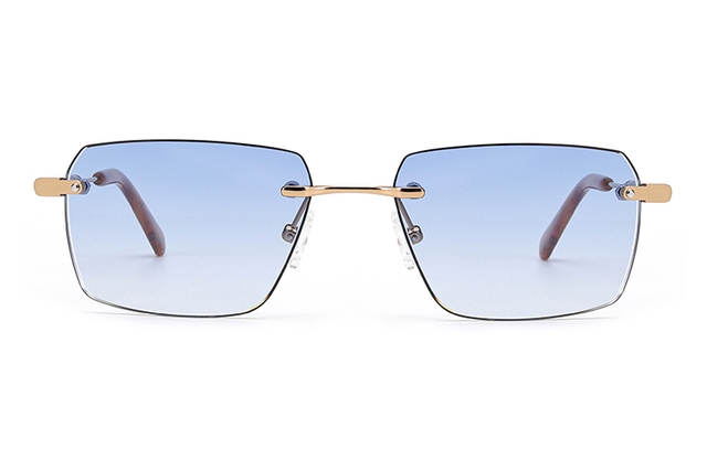 Rimless Metal Sunglasses