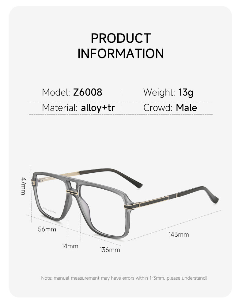Aviator Spectacles_Size