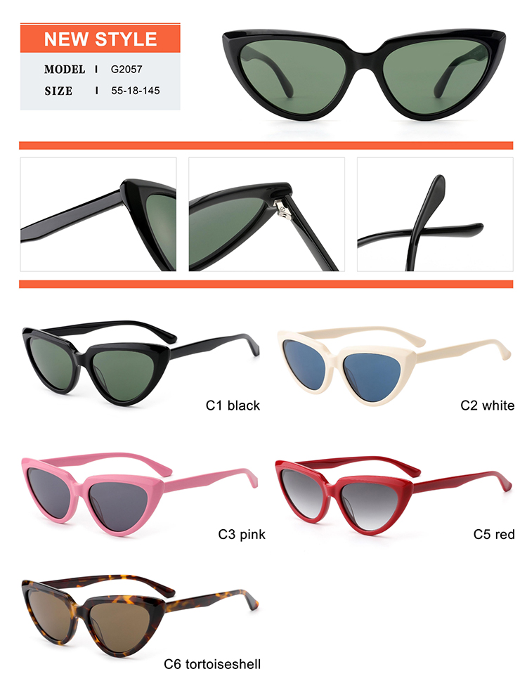 Acetate Sunglasses Details - G2057