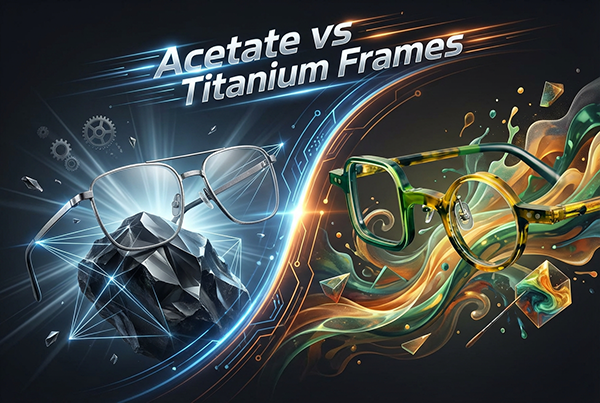 Acetate vs Titanium Frames – Wholesale Buyer Guide for Resellers