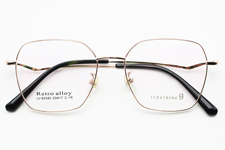 Metal Eyeglasses Frames - Gold&Black
