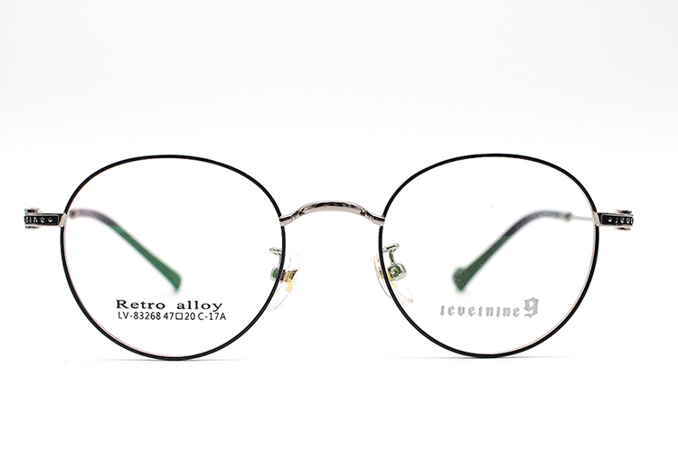 Round Thin Metal Frame Glasses_C17A