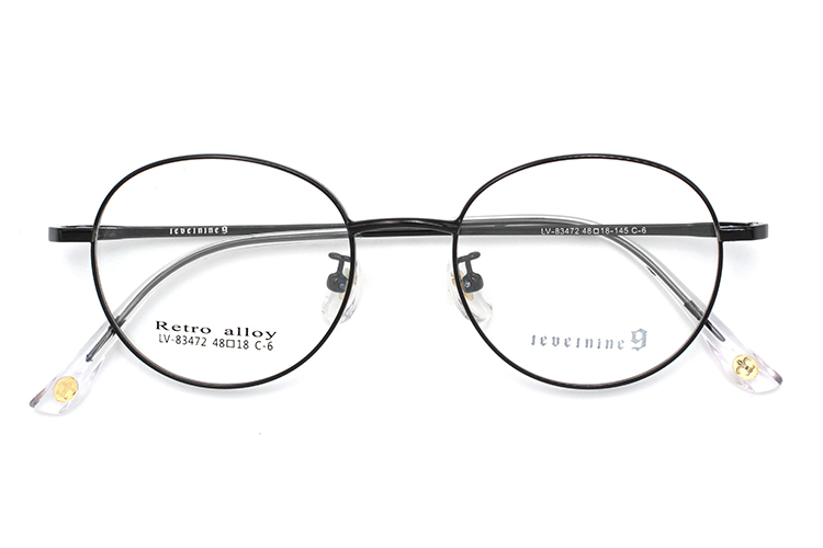 Eyeglass Frames Metal - Black