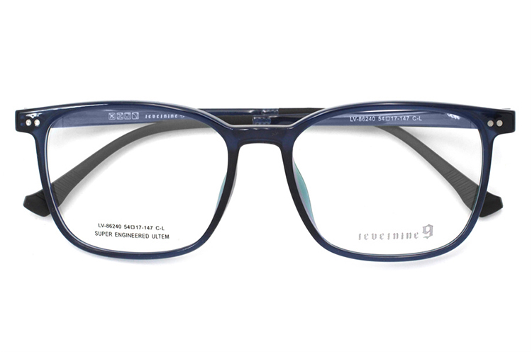 Rectangle Frame Spectacles - Blue