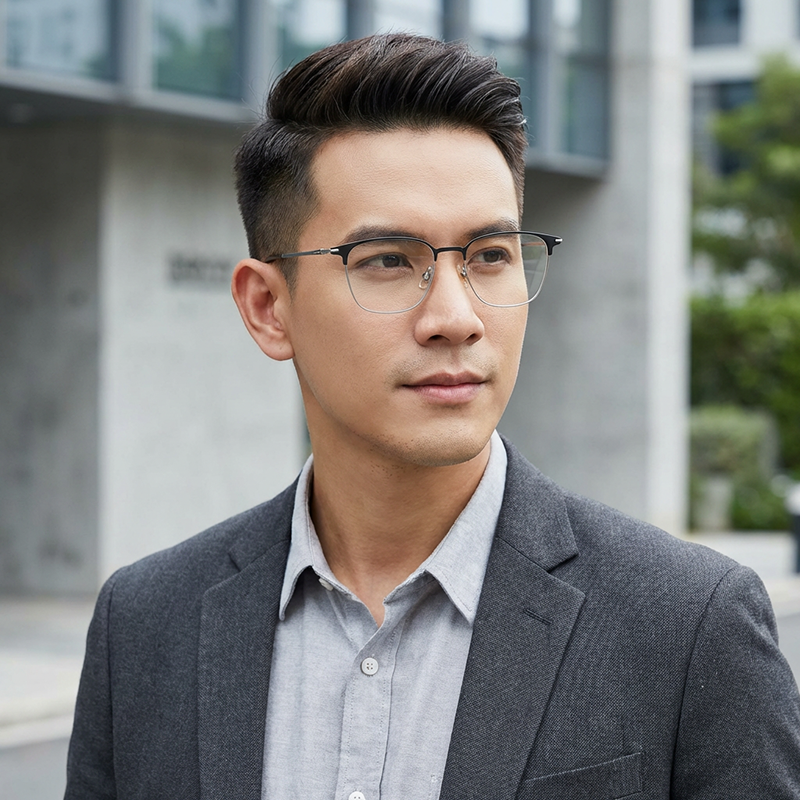 LevelNine S83722 Metal Glasses Frames00012