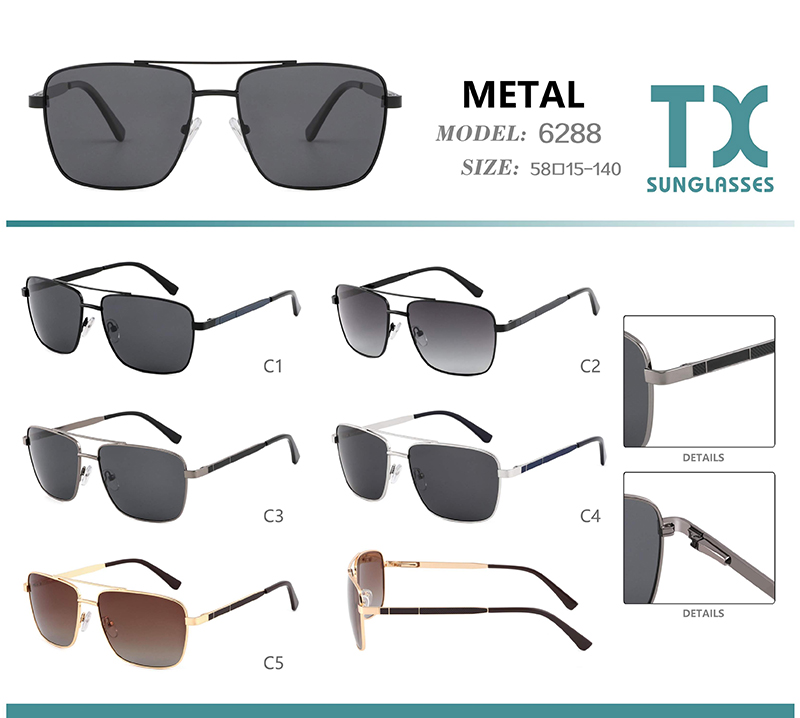 Wholesale Metal Sunglasses 6288