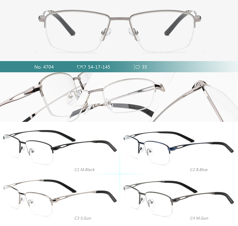 Wholesale Metal Glasses Frames 4704