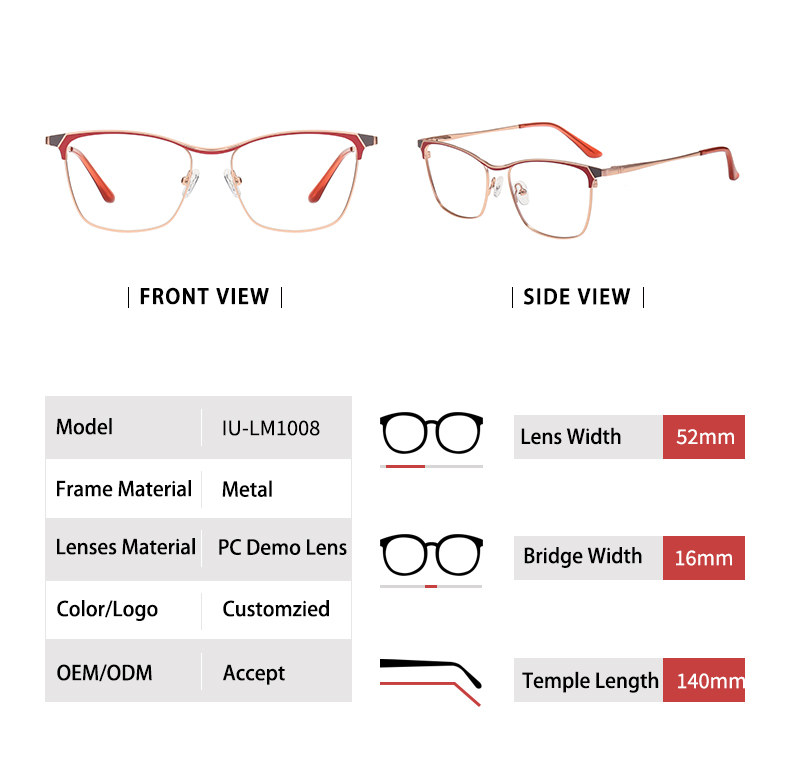 Vintage Eyeglass Frames_size