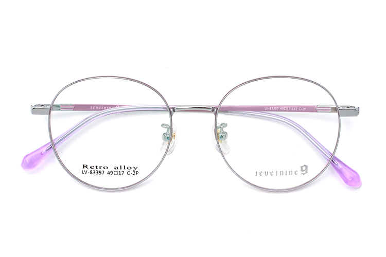 Eyeglasses Metal Frame - Purple 2