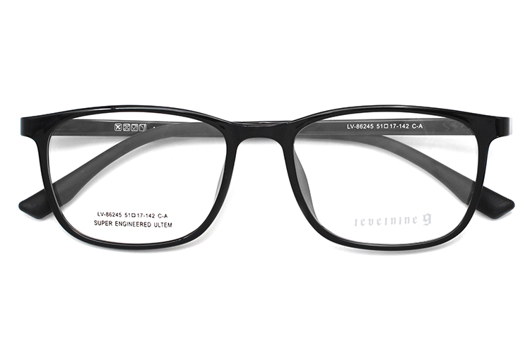 Thin Wire Frame Glasses - Black