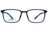 Wholesale Ultem Thin Rimmed Rectangle Glasses 86246