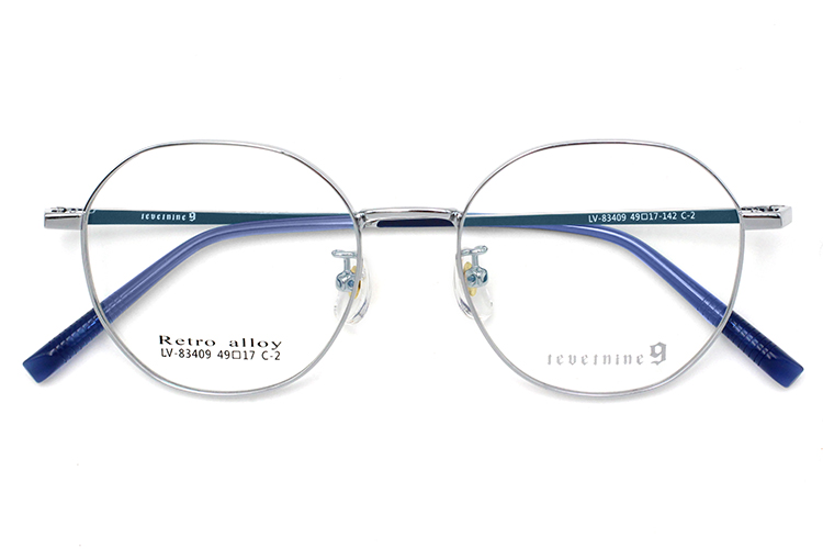 Metal Frame Eyewear - Blue