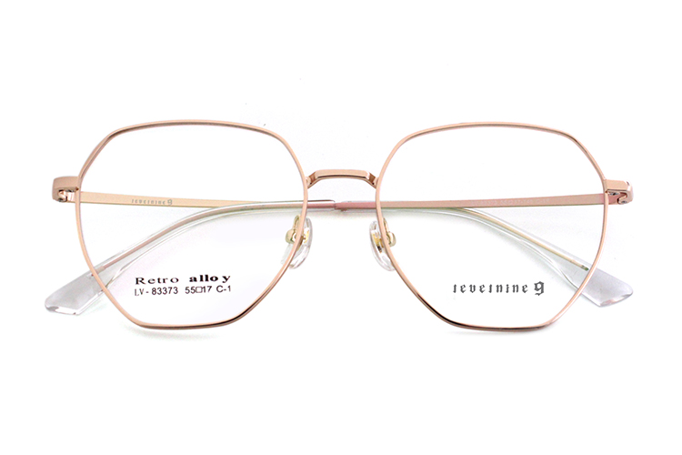 Oversized Spectacle Frames -Gold