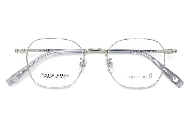 Fashion Glasses Frames - Silver